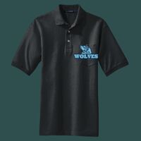 Heavyweight Cotton Pique Polo with Pocket Thumbnail