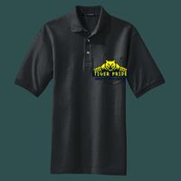 Heavyweight Cotton Pique Polo with Pocket Thumbnail