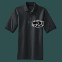 Heavyweight Cotton Pique Polo with Pocket Thumbnail