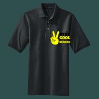 Heavyweight Cotton Pique Polo with Pocket Thumbnail