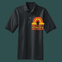 Heavyweight Cotton Pique Polo with Pocket Thumbnail
