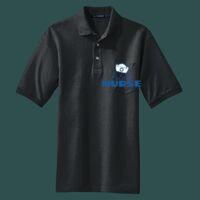 Heavyweight Cotton Pique Polo with Pocket Thumbnail