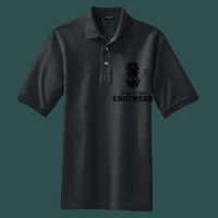 Heavyweight Cotton Pique Polo with Pocket Thumbnail