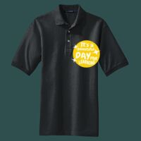 Heavyweight Cotton Pique Polo with Pocket Thumbnail