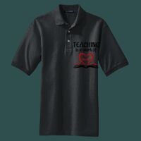 Heavyweight Cotton Pique Polo with Pocket Thumbnail