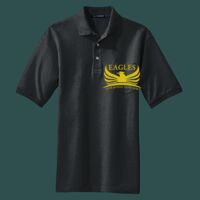 Heavyweight Cotton Pique Polo with Pocket Thumbnail