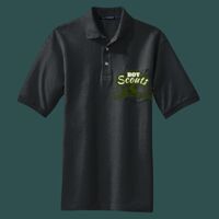 Heavyweight Cotton Pique Polo with Pocket Thumbnail