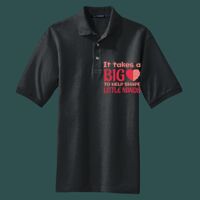 Heavyweight Cotton Pique Polo with Pocket Thumbnail