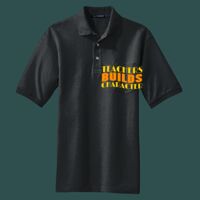 Heavyweight Cotton Pique Polo with Pocket Thumbnail