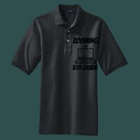 Heavyweight Cotton Pique Polo with Pocket Thumbnail