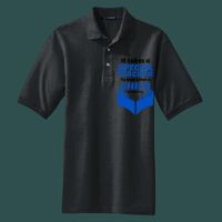 Heavyweight Cotton Pique Polo with Pocket Thumbnail
