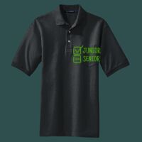 Heavyweight Cotton Pique Polo with Pocket Thumbnail