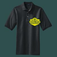 Heavyweight Cotton Pique Polo with Pocket Thumbnail