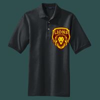 Heavyweight Cotton Pique Polo with Pocket Thumbnail