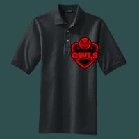 Heavyweight Cotton Pique Polo with Pocket Thumbnail