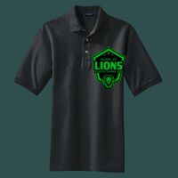 Heavyweight Cotton Pique Polo with Pocket Thumbnail