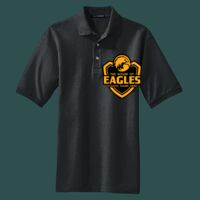 Heavyweight Cotton Pique Polo with Pocket Thumbnail