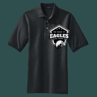 Heavyweight Cotton Pique Polo with Pocket Thumbnail