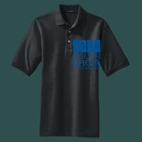 Heavyweight Cotton Pique Polo with Pocket Thumbnail