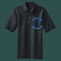 Heavyweight Cotton Pique Polo with Pocket Thumbnail
