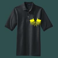 Heavyweight Cotton Pique Polo with Pocket Thumbnail
