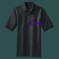Heavyweight Cotton Pique Polo with Pocket Thumbnail