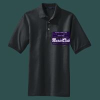 Heavyweight Cotton Pique Polo with Pocket Thumbnail