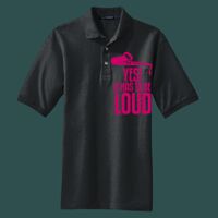 Heavyweight Cotton Pique Polo with Pocket Thumbnail