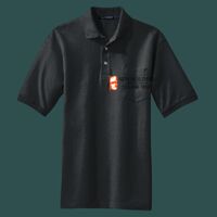 Heavyweight Cotton Pique Polo with Pocket Thumbnail