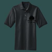 Heavyweight Cotton Pique Polo with Pocket Thumbnail