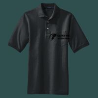 Heavyweight Cotton Pique Polo with Pocket Thumbnail