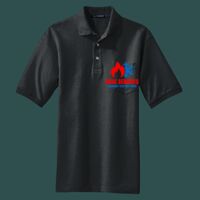 Heavyweight Cotton Pique Polo with Pocket Thumbnail