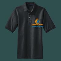 Heavyweight Cotton Pique Polo with Pocket Thumbnail