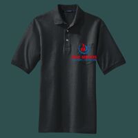 Heavyweight Cotton Pique Polo with Pocket Thumbnail