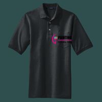 Heavyweight Cotton Pique Polo with Pocket Thumbnail