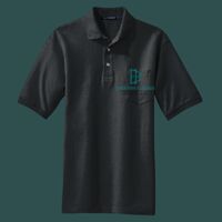 Heavyweight Cotton Pique Polo with Pocket Thumbnail