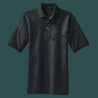 Heavyweight Cotton Pique Polo with Pocket Thumbnail