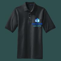 Heavyweight Cotton Pique Polo with Pocket Thumbnail