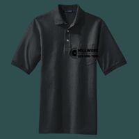 Heavyweight Cotton Pique Polo with Pocket Thumbnail
