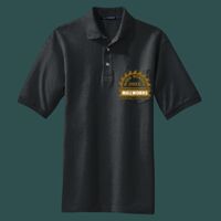 Heavyweight Cotton Pique Polo with Pocket Thumbnail