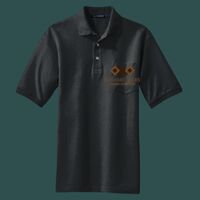 Heavyweight Cotton Pique Polo with Pocket Thumbnail