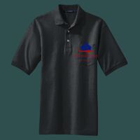 Heavyweight Cotton Pique Polo with Pocket Thumbnail