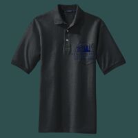 Heavyweight Cotton Pique Polo with Pocket Thumbnail