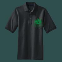 Heavyweight Cotton Pique Polo with Pocket Thumbnail