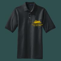Heavyweight Cotton Pique Polo with Pocket Thumbnail