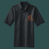 Heavyweight Cotton Pique Polo with Pocket Thumbnail