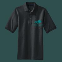 Heavyweight Cotton Pique Polo with Pocket Thumbnail