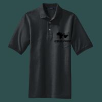 Heavyweight Cotton Pique Polo with Pocket Thumbnail