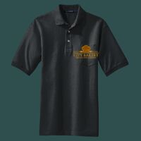 Heavyweight Cotton Pique Polo with Pocket Thumbnail
