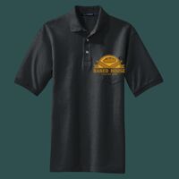 Heavyweight Cotton Pique Polo with Pocket Thumbnail